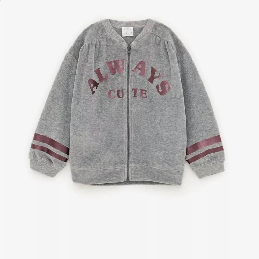 NWT ZARA GIRLS Jogging Jacket
